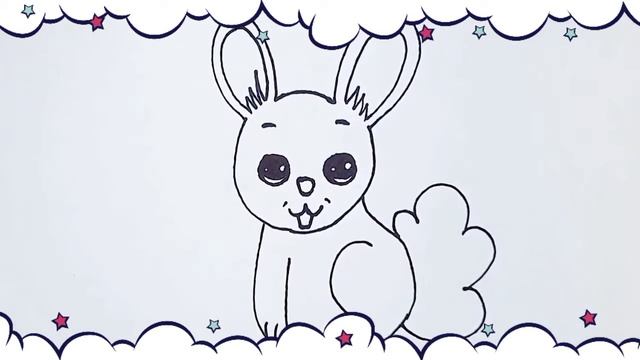 КАК НАРИСОВАТЬ КРОЛИКА (РОДЖЕРА)  How to draw a rabbit with your own hands