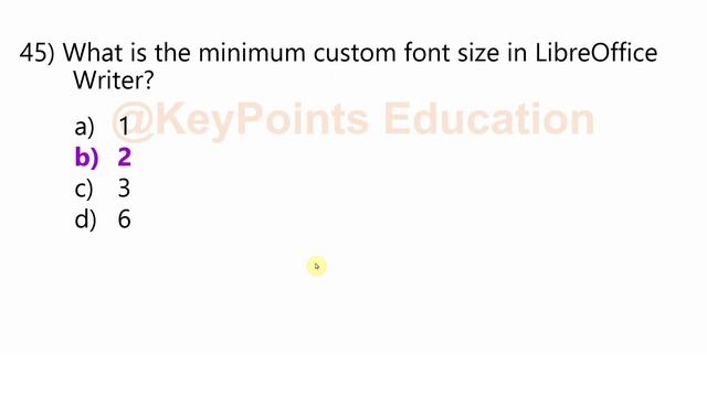 Top 100 LibreOffice Writer MCQ with answers| Libreoffice mcq questions | Libreoffice Writer