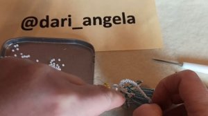 Мастер-класс по плетению ангела из бисера, бусин и булавок. Часть 3