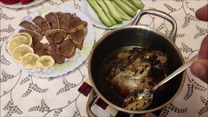 Как приготовить говяжий язык .ЯЗЫК В ДУХОВКЕ .Рецепт приготовления языка.