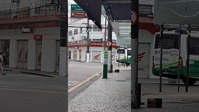 Praça Ruy Barbosa Santos SP #ônibus Municipal Linha 181 Viação Piracicabana Senior Micro 😁👍🏻