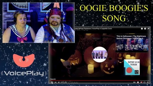 First Time Reaction to "OOGIE BOOGIE'S SONG" and "JACK'S LAMENT" by Voiceplay and Geoff Castellucci смотреть онлайн