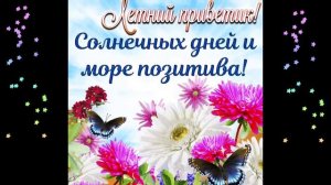 Июльский Привет для Друзей!🌸 Солнечного Летнего Настроения!🌼