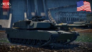 M1A1 Abrams War Thunder Gameplay - Realistic battles \ М1А1 Абрамс Вар Тандер Геймплей