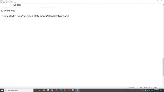 Python class 9 - Python Control Flow Statements Part 3