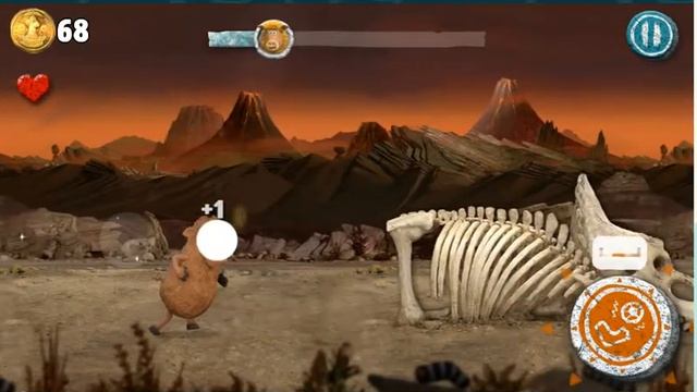 Early Man Run - Dug, Hognob and Goona All 3 characters - Shaun The sheep Games смотреть онлайн