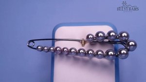 Брошь булавка с жемчугом