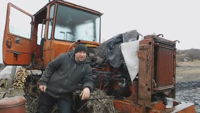 Ремонт ДТ-75 к первой поездке через 25 лет ПРОСТОЯ! Восстановление трактора ИЗ ХЛАМА