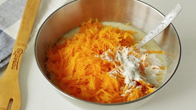 Тыквенный манник на кефире без муки