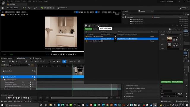 Реалистичный рендер в Unreal Engine c Path Tracing | Настройки для статичных рендеров и анимации