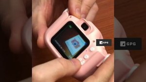 GPG Детский фотоаппарат / детская камера для девочек с SD-картой для возраста от 3 до 13 лет