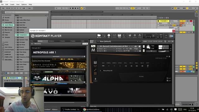 [Live Stream 3] Обзор kontakt библиотеки Orchestral Tools - Metropolis Arc I смотреть онлайн