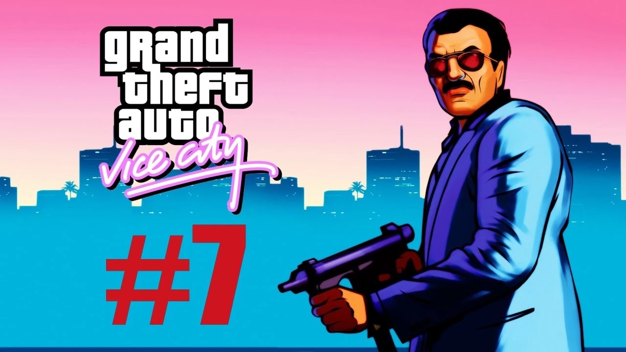 GTA VICE CITY. Полное прохождение #7. Паук на заднем плане.