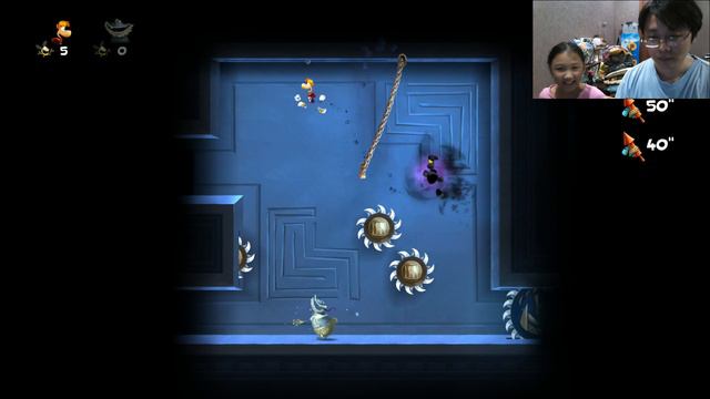 Племяшка играет в Rayman Legends со мной #26. Испытания на время, все малютки. смотреть онлайн