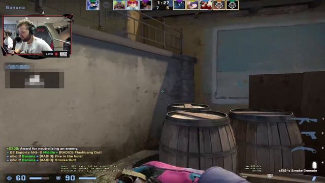 M0NESY С NIKO И HUNTER РАЗНОСЯТ 4000 ELO ИГРОКОВ НА FACEIT | G2 КОМАНДОЙ КАТАЮТ FACEIT
