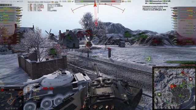 ИС-7 тащит бой [World of Tanks] смотреть онлайн