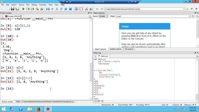 Python With Spyder 6: Lists Part 2