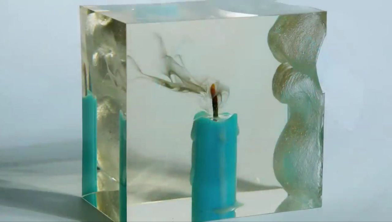 Погасшая свеча в эпоксидной смоле смотреть онлайн