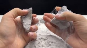 ASMR baking soda crunchy train station