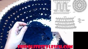 Вязание крючком. Летняя шляпка с полями. Идея и схема вязания.