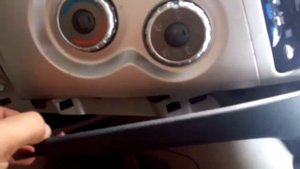 Toyota Belta 2007 A/c dash board removal