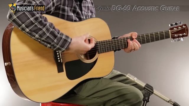 Fender DG-60 Acoustic Guitar смотреть онлайн