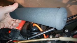 Китайская накладка на руль питбайка