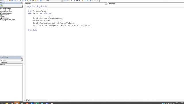Save File to Desktop VBA смотреть онлайн