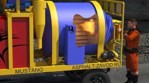 Как изготавливается асфальт на мини АБЗ "Мустанг-мини"?