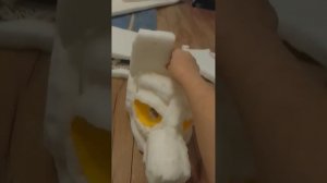 делаю основу собаки из поролона. Часть 1