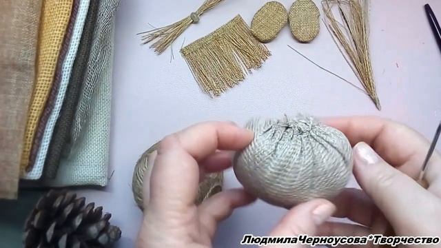 #Домовичок #День_Домового_10_февраля #Домовёнок_из_мешковины #