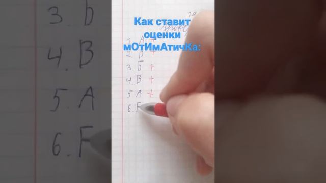 Как ставят оценки учителя?