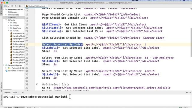 Robot Framework Tutorial #31 - How to handle List in Robot Framework смотреть онлайн