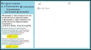 Возрастание и убывание функции. (Сравнить значение функции). Второй способ