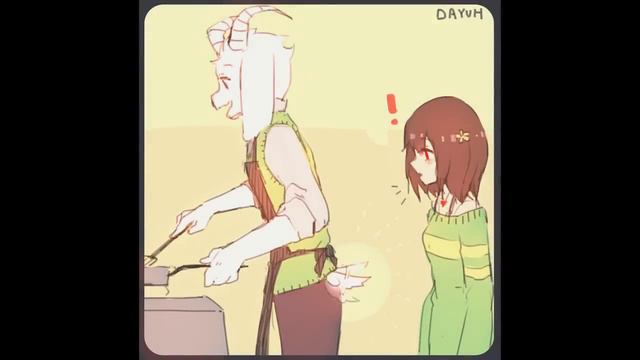 Asriel X Chara Comic Fandub