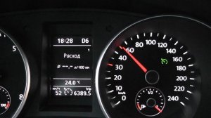 Расход на Гольфе 1,4 (122 лс, автомат) при 90 и  50 кмч .m2ts