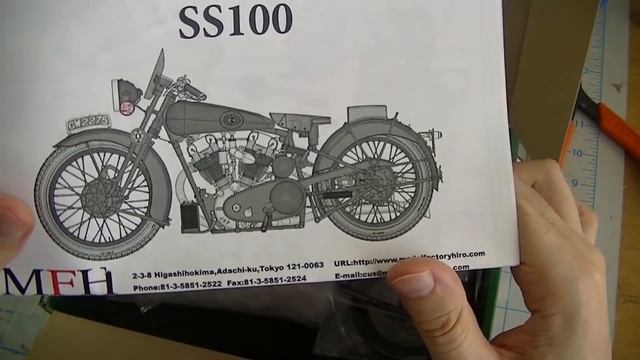 ep77 - unboxing the model factory hiro 1/9 brough superior ss100 смотреть онлайн