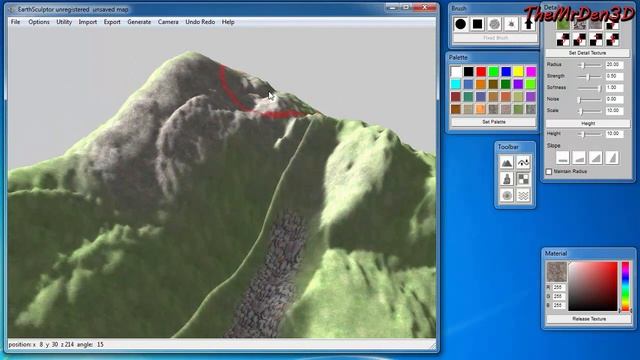 [OpenGL и PascalABC.net] №30. Terrain из редактора