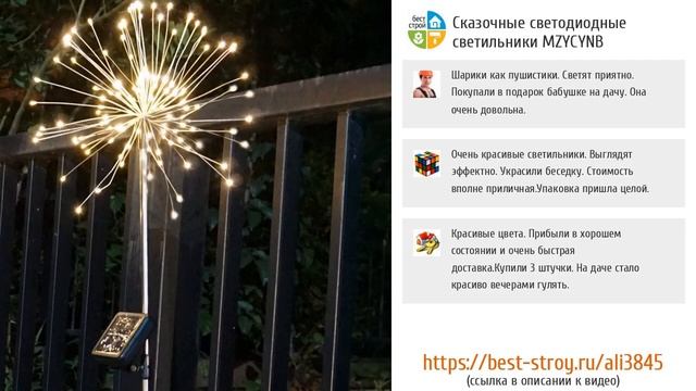 5 ярких уличных светильников с AliExpress