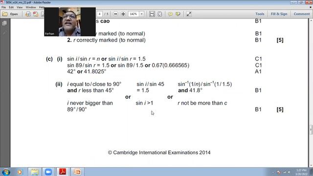 October November 2014 Physics 5054 22, Section B, Solved by Ferhan Mazher смотреть онлайн