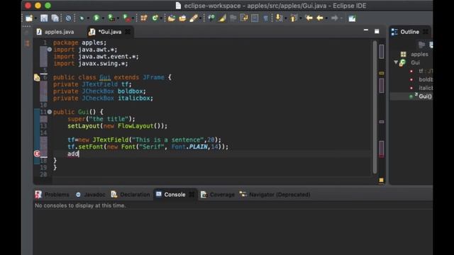 Java Programming Tutorial - 63 - JCheckBox смотреть онлайн