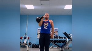 Строгий жим гири 32 кг в солдатской стойке на разы! Новый личный рекорд!