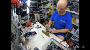 Пылесос Robert Bosch , увеличение ёмкости аккумулятора до 5 Ah.