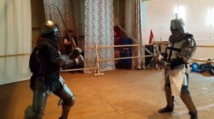 Полуторный меч-3 раунда-3 мин. А.Галкин(Саратов)-А.Макаров(Кирсанов)