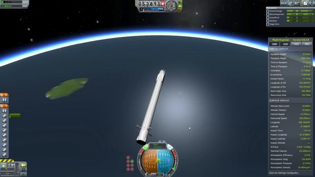 Kerbal Space Program - Emulating SpaceX - Landing A Rocket On A Barge смотреть онлайн