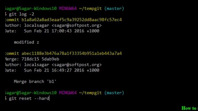 How to revert to last commit in git смотреть онлайн