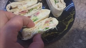 Остатки продуктов от шаурмы. Получилось очень вкусно! Советую попробовать