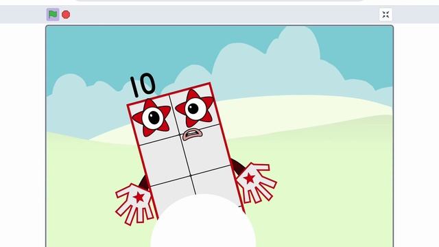 Number Blocks 10 Is P Balloon