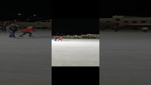 Лед коньки зима Спартак