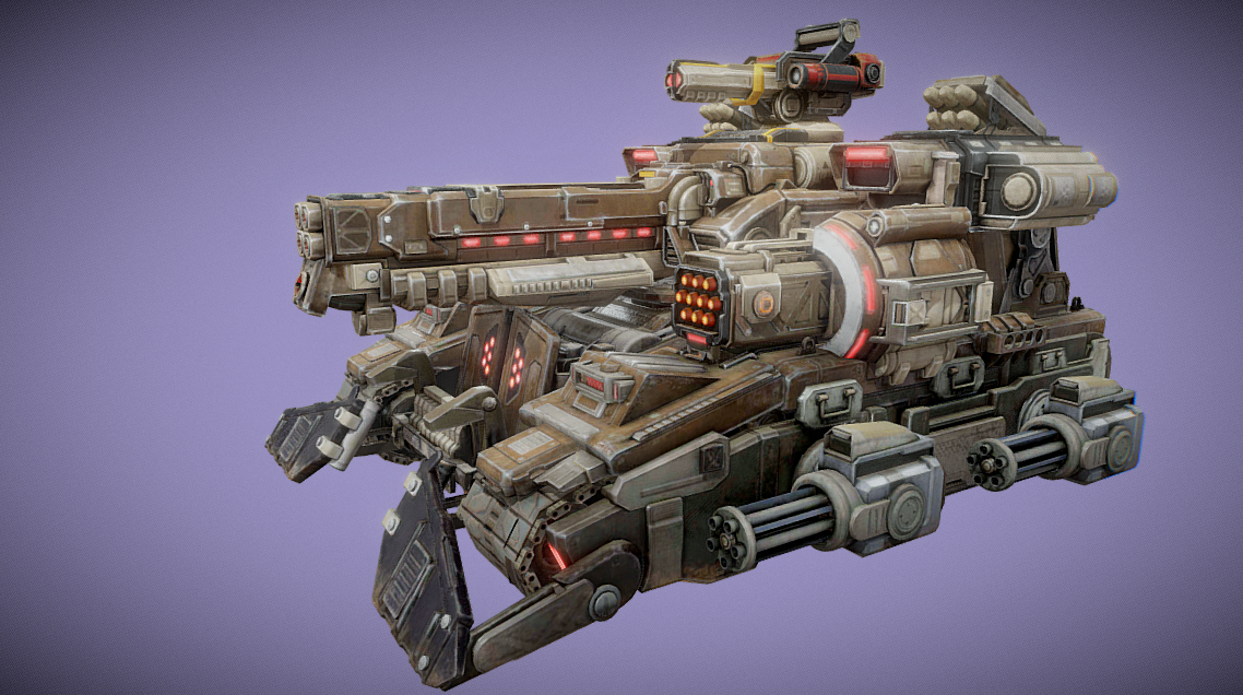 Fire Tank в 3D от Luna